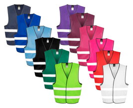 Reflexní vesty v různých barvách