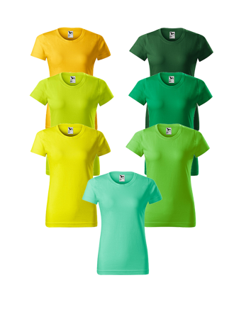 Malfini BASIC 134, dámské Adler tričko - zelené odstíny